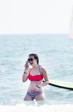 AURORA HUNZIKER-RAMAZZOTTI in Bikini on the Beach in Forte Dei Marmi 07/08/2016
