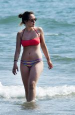 AURORA HUNZIKER-RAMAZZOTTI in Bikini on the Beach in Forte Dei Marmi 07/08/2016