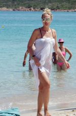 ILARY BLASI in Bikini at a Beach in Sardinia 07/02/2016