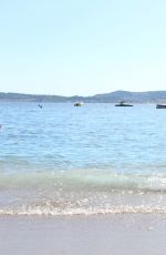 IMOGEN THOMAS in Bikini at a Beach in Monaco 07/20/2016