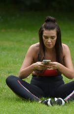 IMOGEN TOWNLEY Woirking Out at a Park in Manchester 07/24/2016