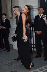 IRINA SHAYK at Vogue Party at Paris Fashion Week 07/05/2016
