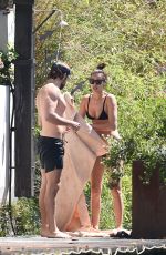 IRINA SHAYK in Bikini on Vacation at Garda Lake in Italy 07/17/2016