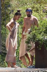 IRINA SHAYK in Bikini on Vacation at Garda Lake in Italy 07/17/2016
