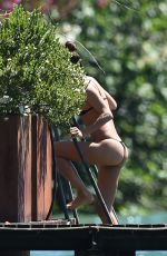 IRINA SHAYK in Bikini on Vacation at Garda Lake in Italy 07/17/2016