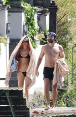 IRINA SHAYK in Bikini on Vacation at Garda Lake in Italy 07/17/2016