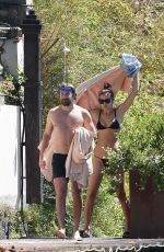 IRINA SHAYK in Bikini on Vacation at Garda Lake in Italy 07/17/2016