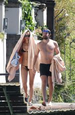 IRINA SHAYK in Bikini on Vacation at Garda Lake in Italy 07/17/2016