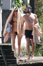 IRINA SHAYK in Bikini on Vacation at Garda Lake in Italy 07/17/2016