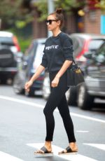 IRINA SHAYK Out in New York 07/29/2016