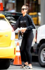 IRINA SHAYK Out in New York 07/29/2016
