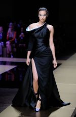IRINA SHAYK Walks the Runway at Atelier Versace Fashion Show in Paris 07/03/2016