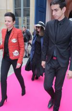 ISABELLE ADJANI at Schiaparelli Haute-couture Fashion Show in Paris 07/04/2016