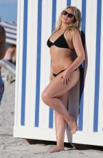 ISKRA LAWRENCE in Bikini on the Set of a Photoshoot in Miami 07/14/2016