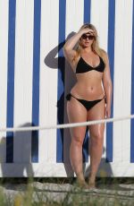 ISKRA LAWRENCE in Bikini on the Set of a Photoshoot in Miami 07/14/2016
