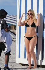 ISKRA LAWRENCE in Bikini on the Set of a Photoshoot in Miami 07/14/2016