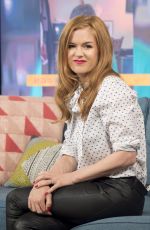 ISLA FISHER on the Set of This Morning in London 07/29/2016