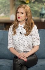 ISLA FISHER on the Set of This Morning in London 07/29/2016