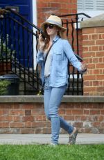 ISLA FISHER Out and About in Hampstead 07/27/2016