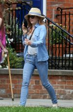 ISLA FISHER Out and About in Hampstead 07/27/2016