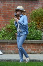 ISLA FISHER Out and About in Hampstead 07/27/2016