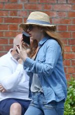 ISLA FISHER Out and About in Hampstead 07/27/2016