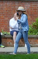 ISLA FISHER Out and About in Hampstead 07/27/2016