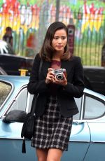 JAMIE CHUNG on the Set of 