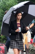 JAMIE CHUNG on the Set of 