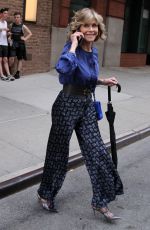 JANE FONDA Out and About in New York 07/07/2016