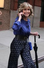 JANE FONDA Out and About in New York 07/07/2016