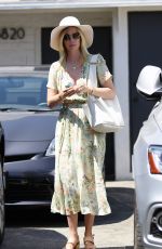 JANUARY JONES Leaves Meche Salon in Los Angeles 07/07/2016