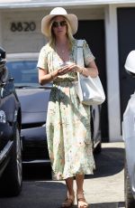 JANUARY JONES Leaves Meche Salon in Los Angeles 07/07/2016