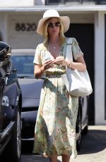 JANUARY JONES Leaves Meche Salon in Los Angeles 07/07/2016