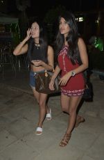 JASMIN WALIA and CALLY JANE BEECH at Shisha and Karaoke Bar in Ayia Napa 07/07/2016