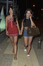 JASMIN WALIA and CALLY JANE BEECH at Shisha and Karaoke Bar in Ayia Napa 07/07/2016