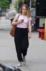 JEMIMA KIRKE Out in New York 06/27/2016
