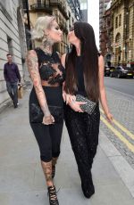 JEMMA LUCY and CHARLOTTE DAWSON at Skinny Prosecco Launch in Manchester 07/07/2016