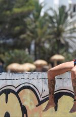 JEMMA LUCY in Bikini at a Beach in Ibiza 07/27/2016