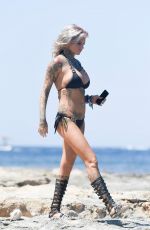 JEMMA LUCY in Bikini on the Beach in Ibiza 07/26/2016