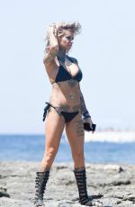JEMMA LUCY in Bikini on the Beach in Ibiza 07/26/2016
