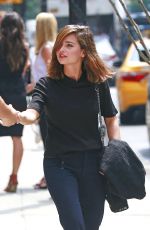 JENNA LOUISE COLEMAN Out and About in New York 07/14/2016