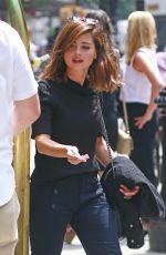 JENNA LOUISE COLEMAN Out and About in New York 07/14/2016