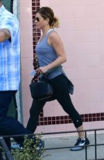 JENNIFER ANISTON Heading to a Gym in Los Angeles 07/11/2016
