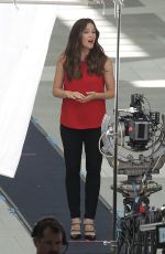 JENNIFER GARNER on the Set of a Capital One Commercial in Los Angeles 07/26/2016