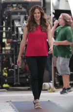 JENNIFER GARNER on the Set of a Capital One Commercial in Los Angeles 07/26/2016