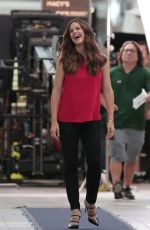 JENNIFER GARNER on the Set of a Capital One Commercial in Los Angeles 07/26/2016