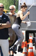 JENNIFER LOPEZ Arrives on the Set of 