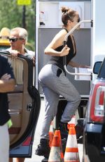 JENNIFER LOPEZ Arrives on the Set of 