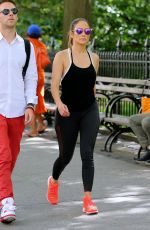 JENNIFER LOPEZ heading to a Gym in New York 06/30/2016